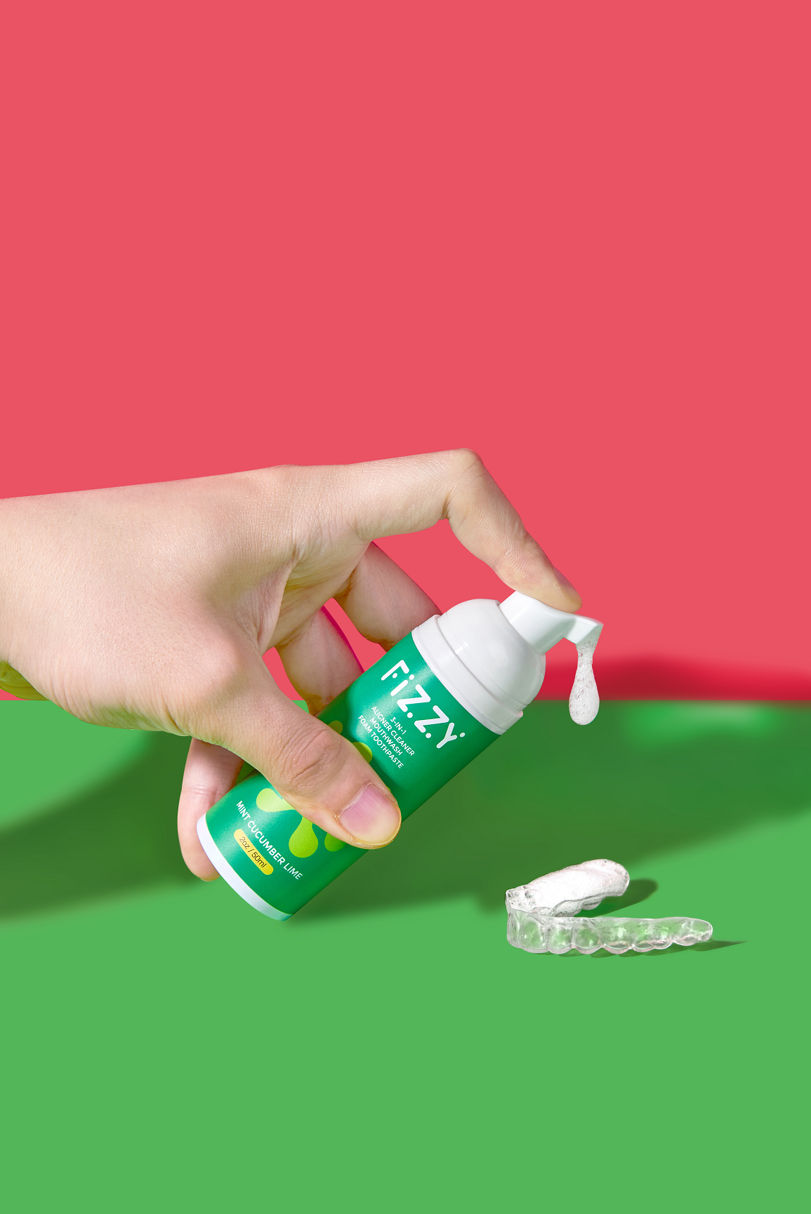 Best Retainer and aligner cleaner to remove odor and plague, Fizzy Oral