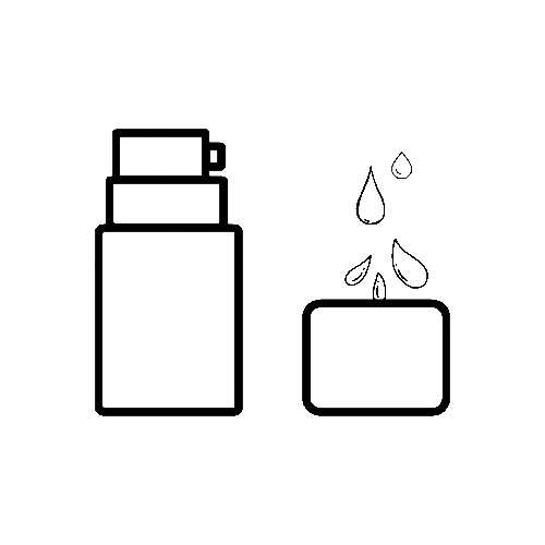 Add water to the cap fill line