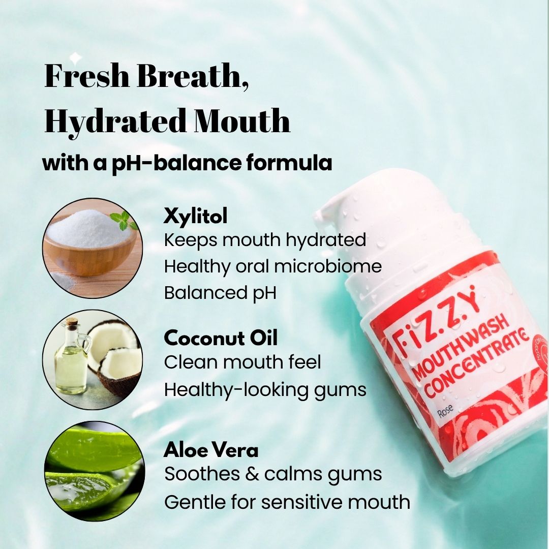 Fizzy helps relieve the dry-mouth feeling