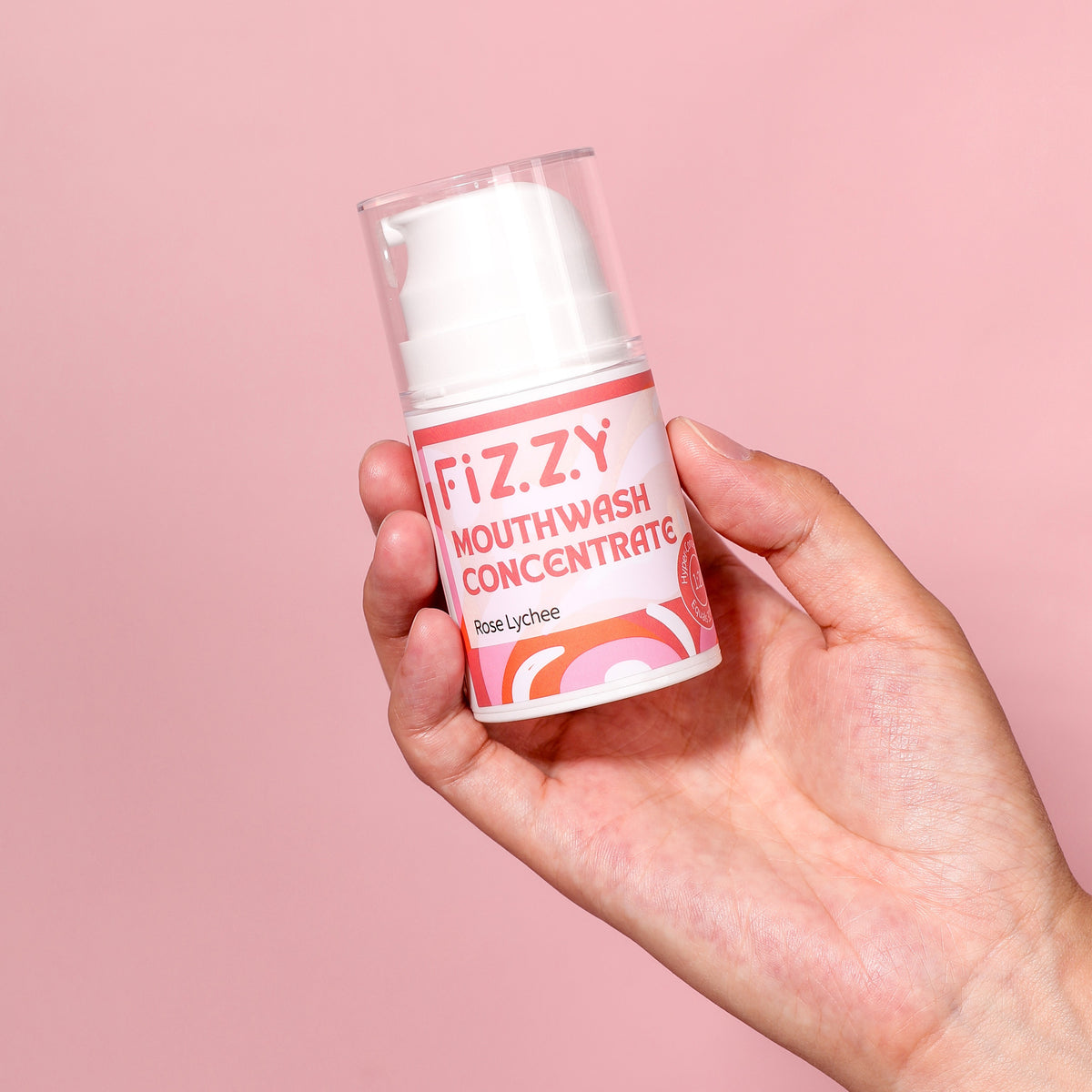 Fizzy mouthwash concentrate